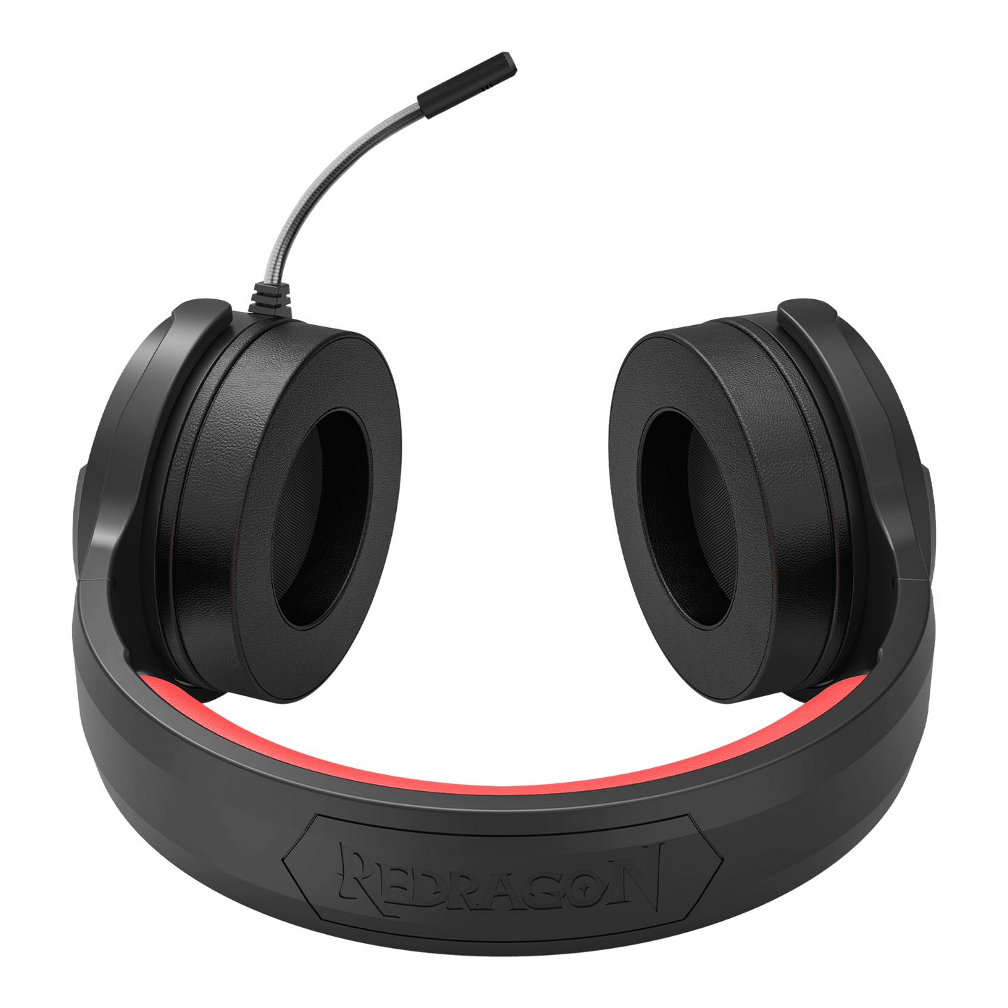 Redragon H315 RGB Gaming Headset - Wired Computer Headset with 40mm Drivers, Noise-Canceling Microphone, USB Connection, Lightweight Design, and Soft PU Leather Ear Cushions for Ultimate Comfort