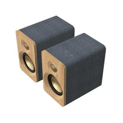 Redragon GS818 Multimedia Speaker, 60W Peak 2.0 Desktop Computer Speakers, Bluetooth 5.3, USB-C & AUX Input, 1" Tweeter & 3" Mid Bass, Easy-Access Control, Compact Desktop Speaker