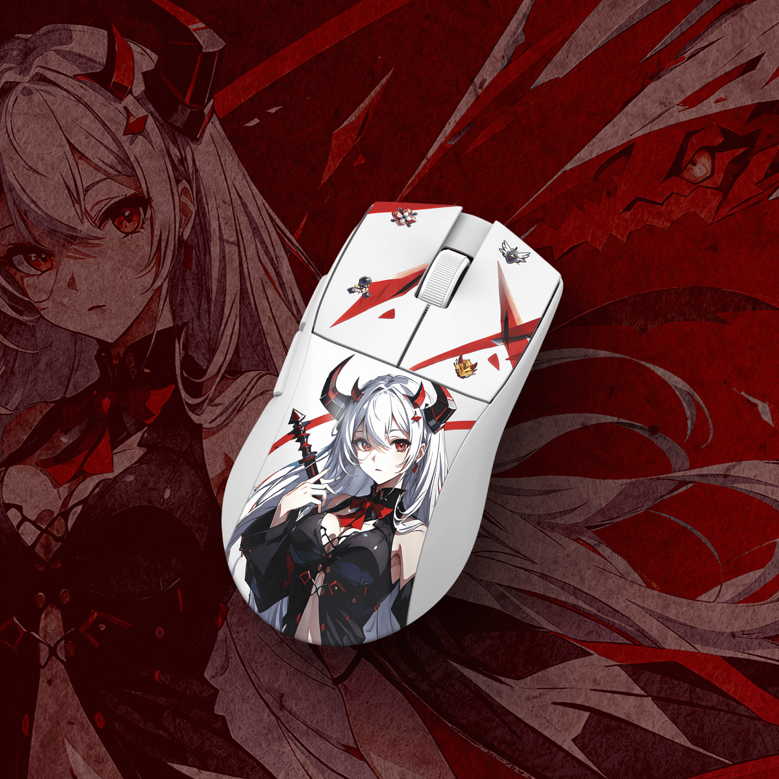 Redragon EISA K1NG PRO M916 49G Wireless Gaming Mouse，anime-inspired art featuring Eisa