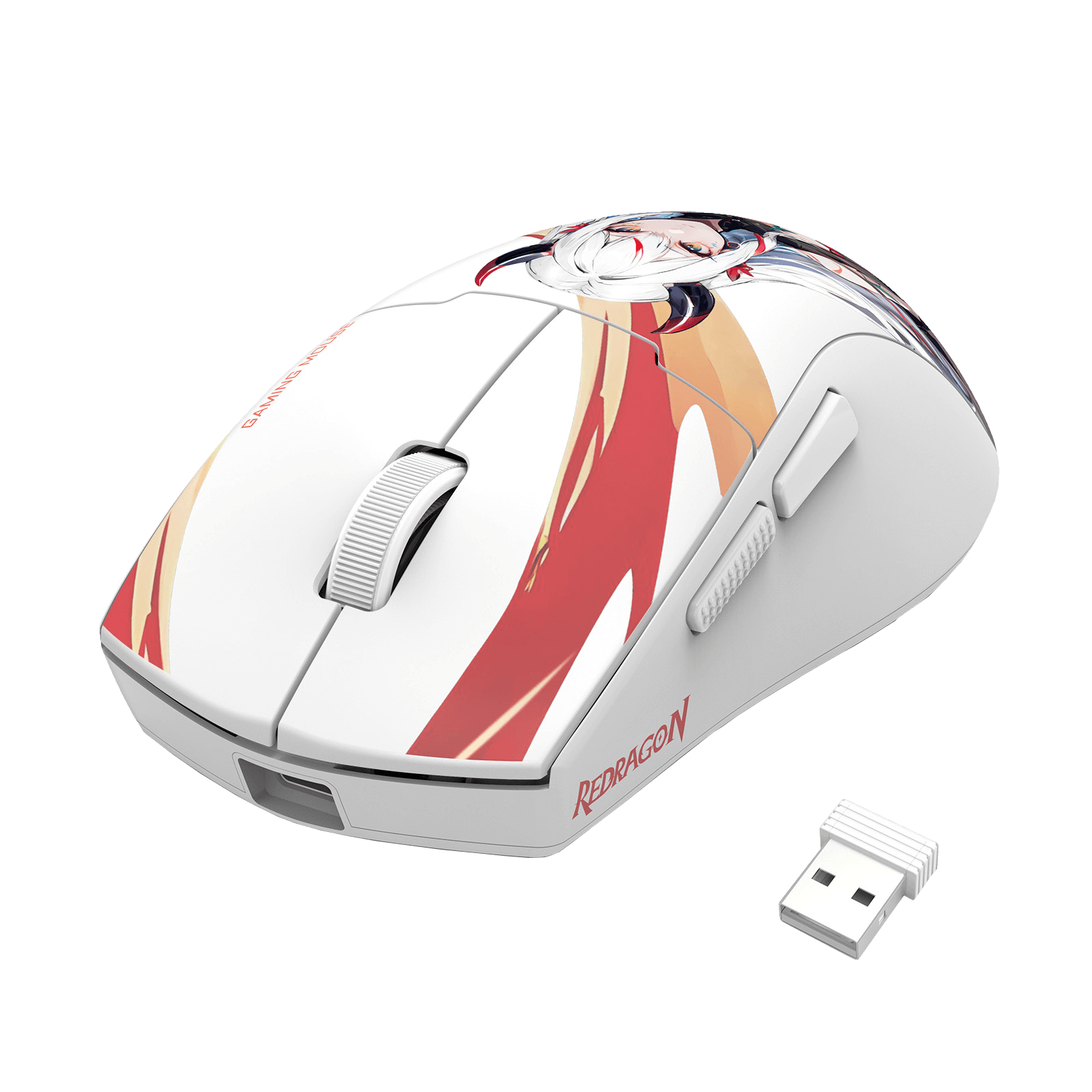 Redragon M918 MAX 3-Mode Wireless Gaming Mouse, 49G Ultra-Light 26K DPI Gamer Mouse w/Ergonomic Natural Grip Build, Full Programmable Buttons, Software Supports DIY Keybinds & DPI