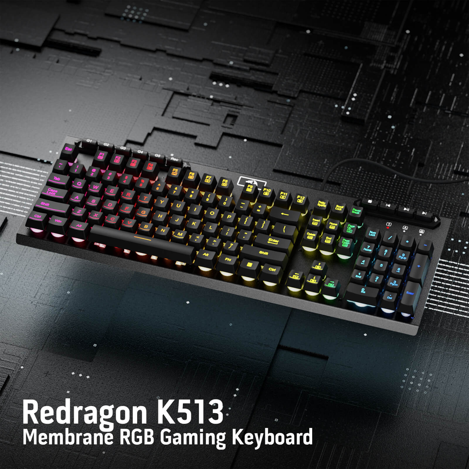 Redragon ADITYA K513 Membrane Gaming Keyboard