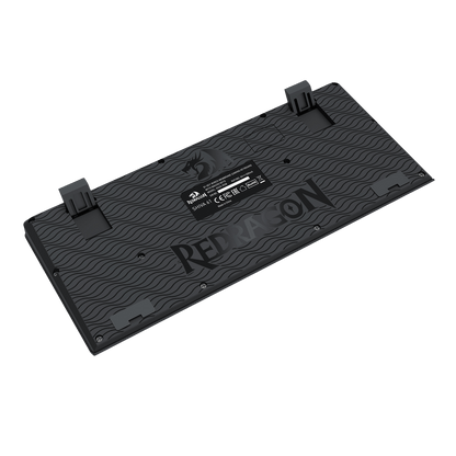 Redragon K522 60% RGB Membrane Gaming Keyboard, Compact 61 Keys Linear Mechanical-Feel Switch Keyboard w/ 4 Extra On-Board Macro Keys & Media Control Keys