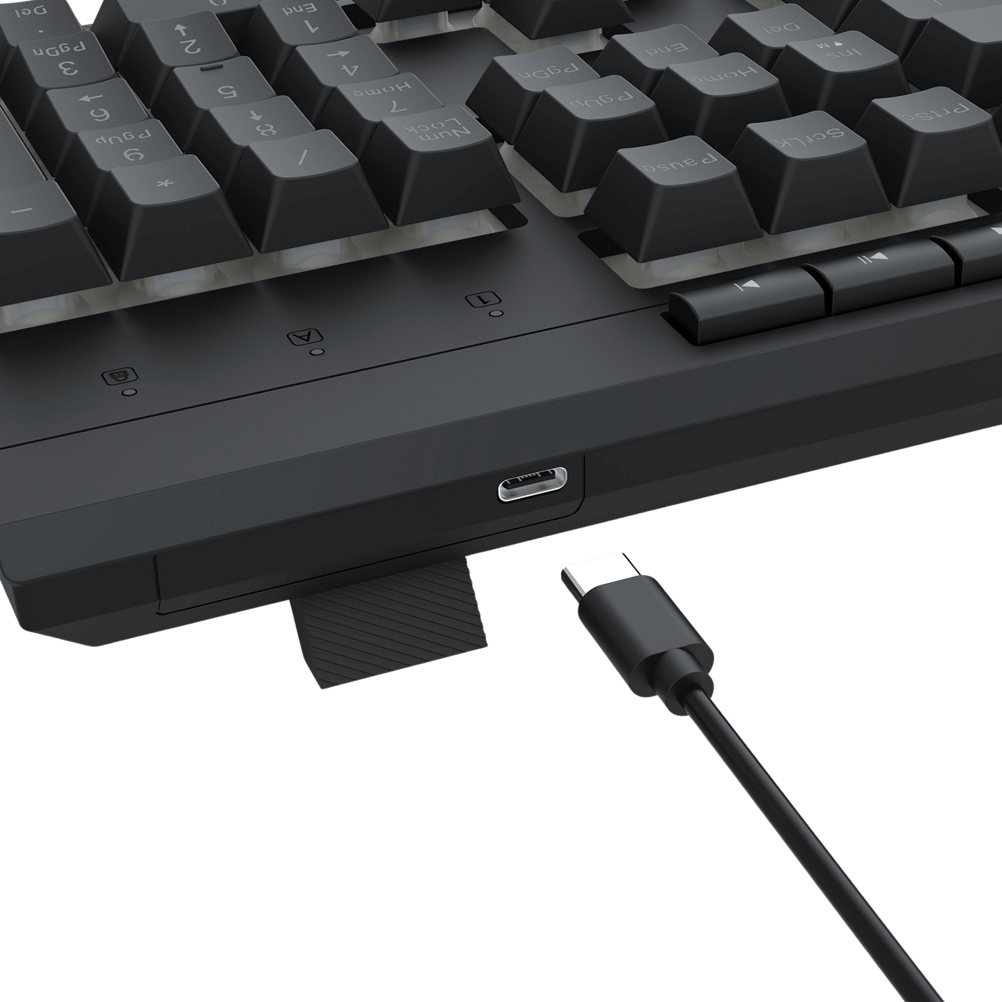 Redragon K525 RGB Backlit Membrane Gaming Keyboard with Multimedia Keys, Linear Mechanical-Feel Switch, 4 Extra On-Board Macro Keys, Dedicated Media Control, Detachable Wrist Rest