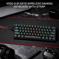 Redragon K530 Draconic 60% Small Wireless Mechanical Gaming Keyboard ...