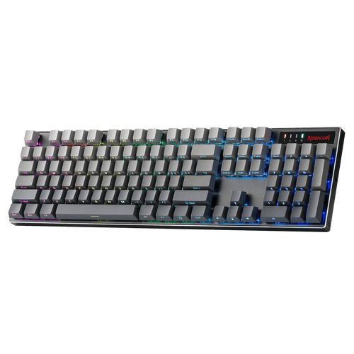 Redragon K556 PRO 104 Keys Wireless RGB Gaming Keyboard, Tri-Mode Aluminum Mechanical Keyboard w/Noise Dampening Layers, Hot-Swap South-Facing RGB Socket, Gradient PBT Keycaps & Custom Linear Switch