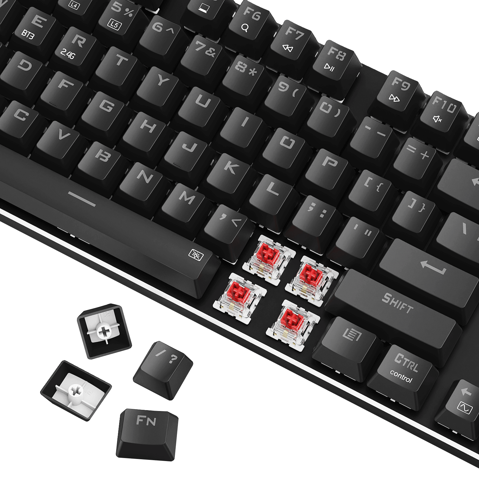 Redragon K556 TKL RGB Wired Mechanical Gaming Keyboard