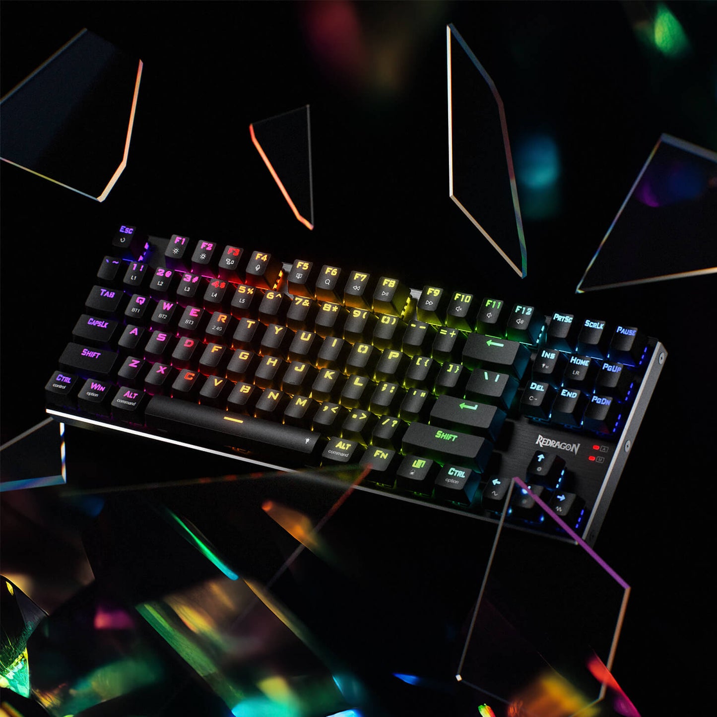 Redragon K556 TKL RGB Wired/Tri-Mode Wireless Mechanical Gaming Keyboard