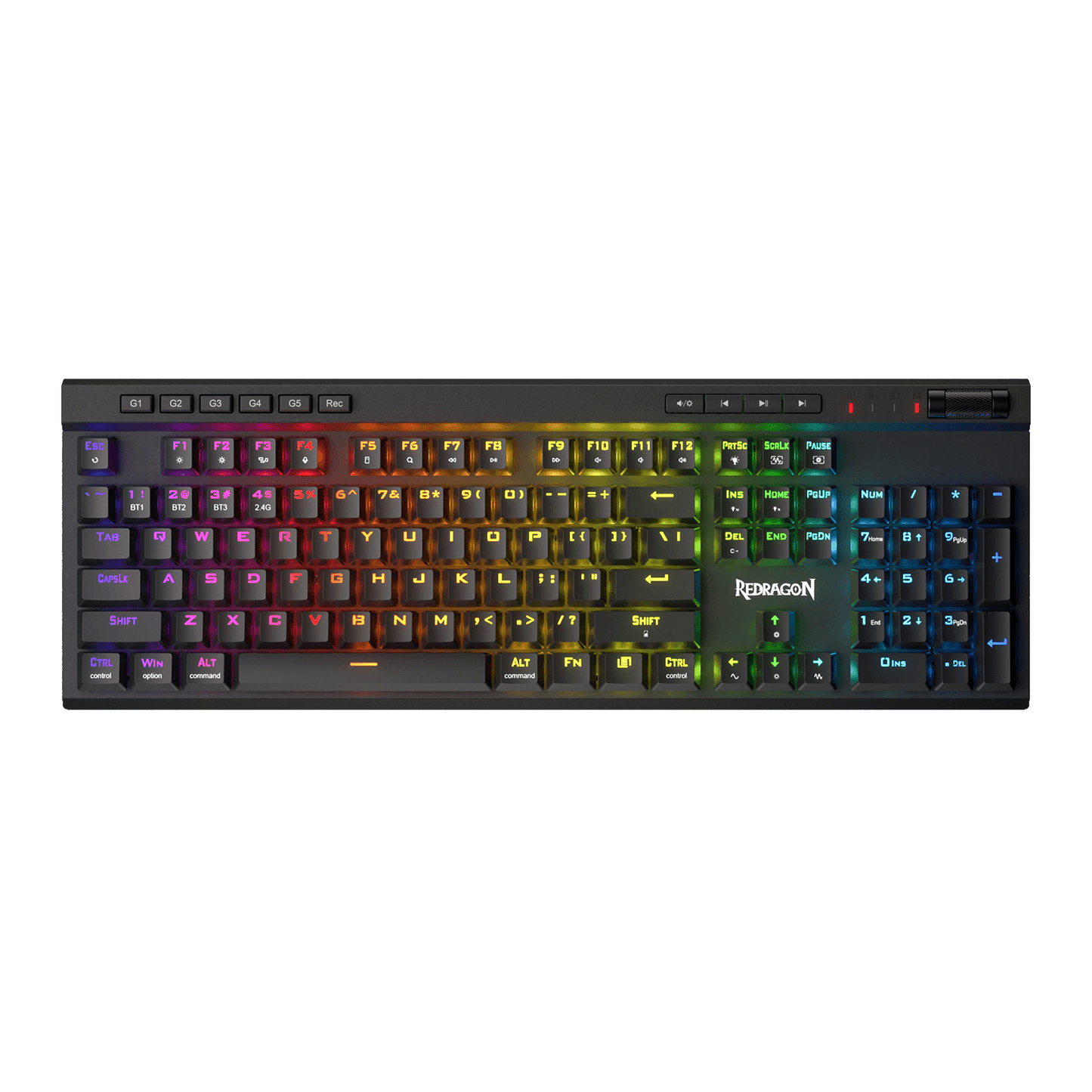 Redragon K580 PRO VATA RGB Backlit 3 Modes Mechanical Gaming Keyboard