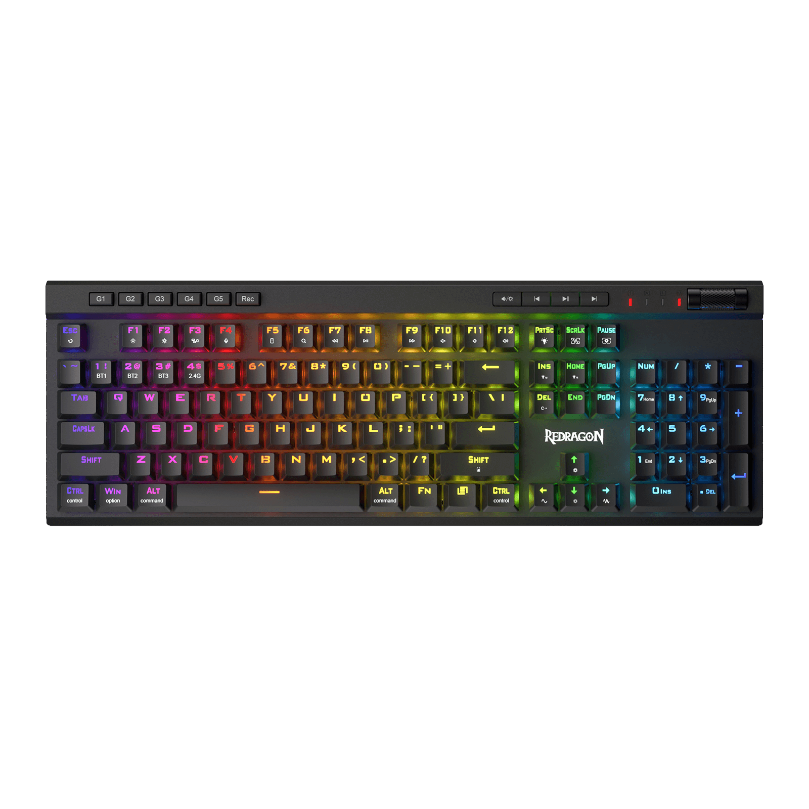 Redragon K580 PRO VATA RGB Backlit 3 Modes Mechanical Gaming Keyboard