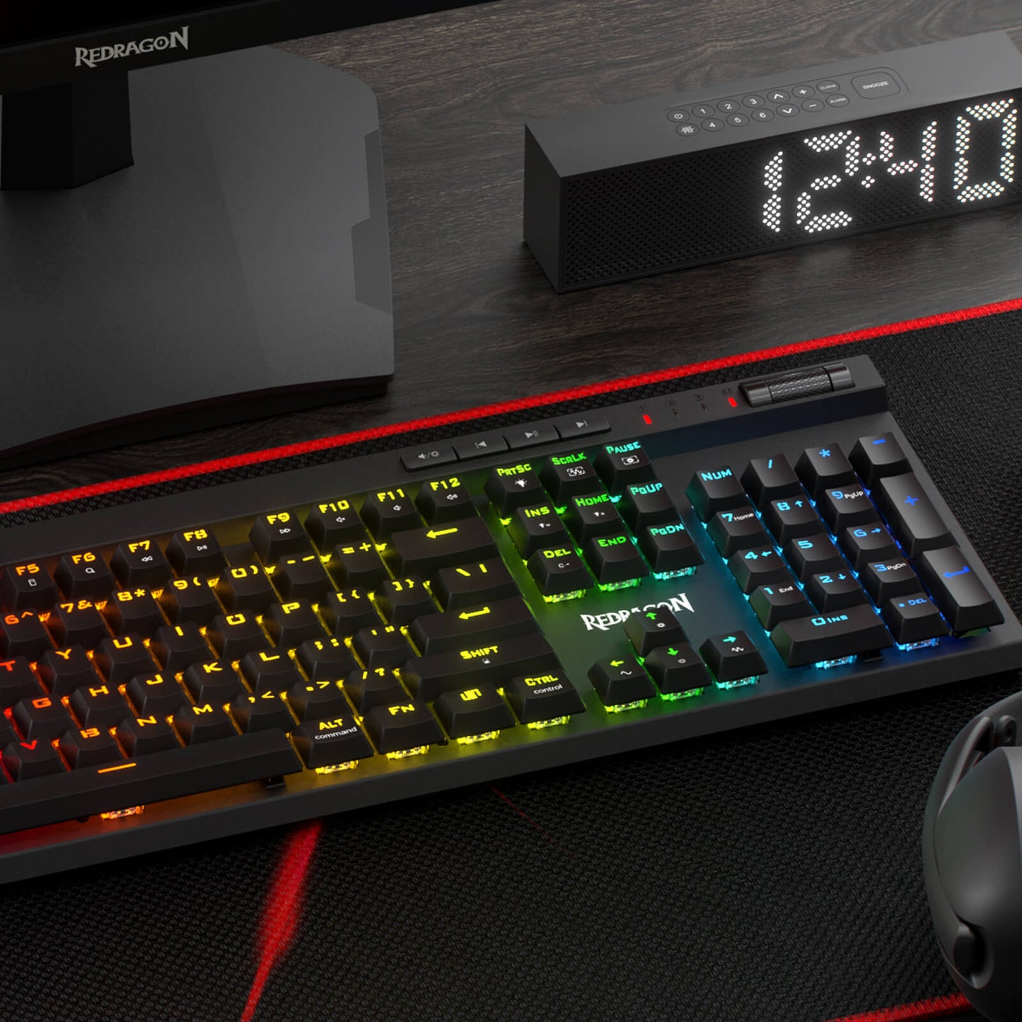 Redragon K580 PRO VATA RGB Backlit 3 Modes Mechanical Gaming Keyboard