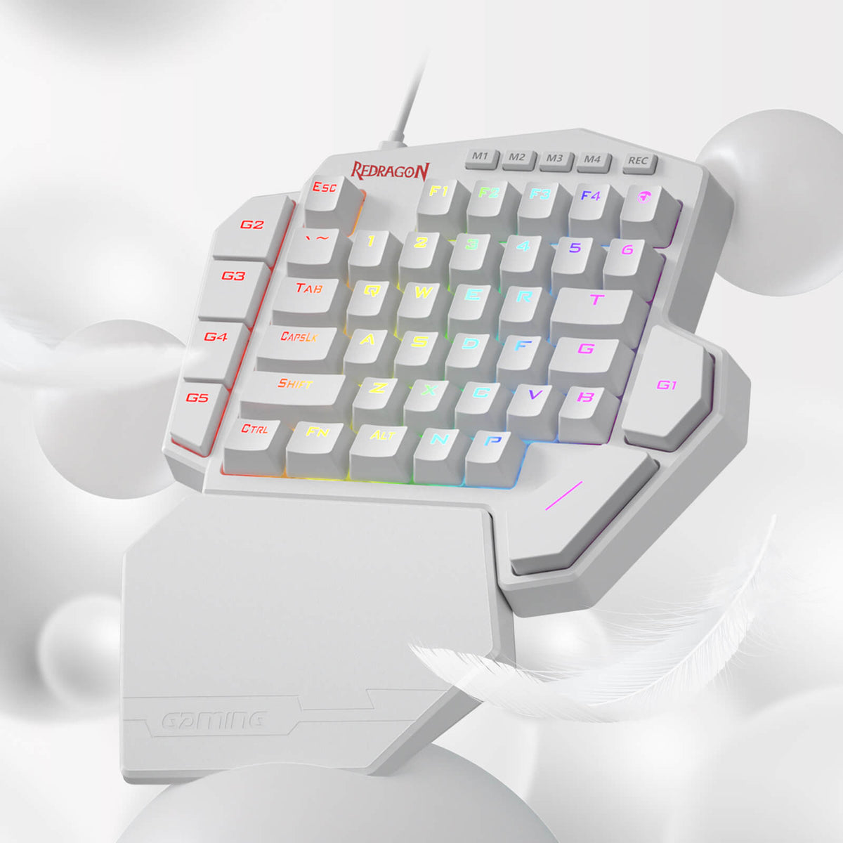 Redragon K585 DITI One-Handed Mechanical Gaming Keyboard | Left Hand ...