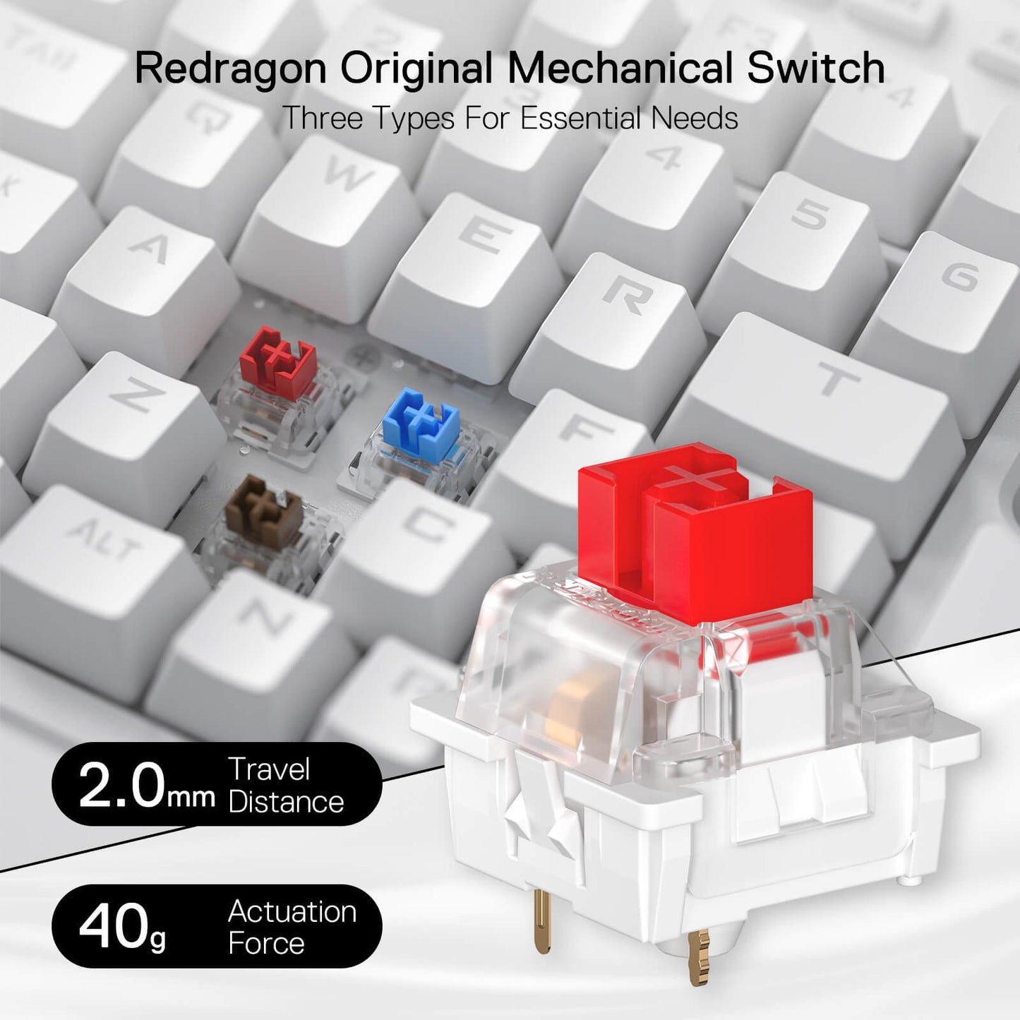 Redragon K585 DITI One-Handed RGB Mechanical Gaming Keyboard