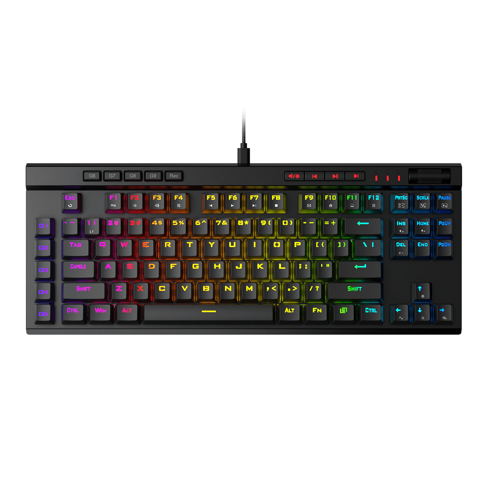 Redragon K587 MAGIC-WAND 87 Keys RGB TKL Mechanical Gaming Keyboard