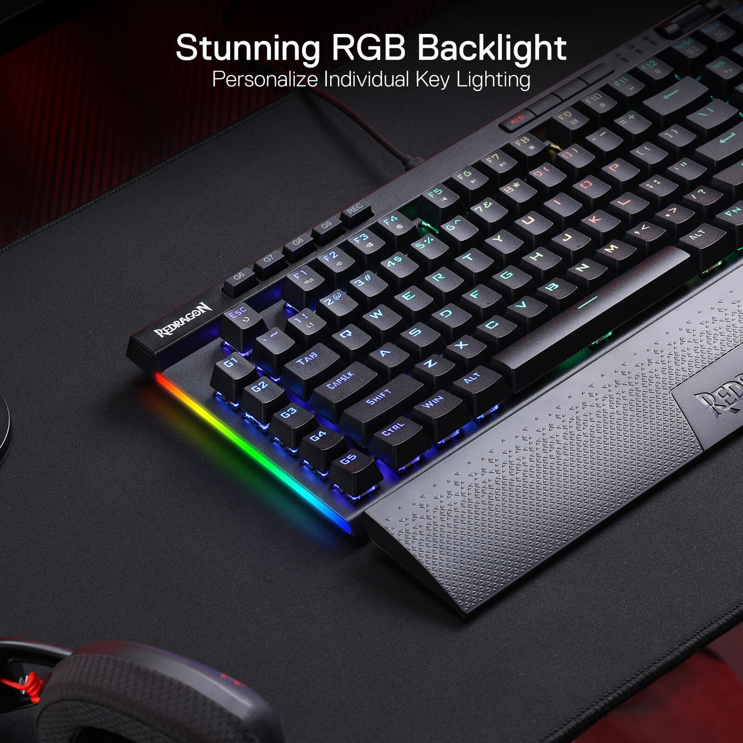 Redragon K587 MAGIC-WAND 87 Keys RGB TKL Mechanical Gaming Keyboard