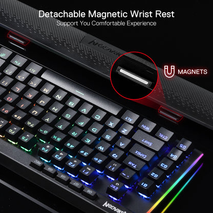 Redragon K587 MAGIC-WAND 87 Keys RGB TKL Mechanical Gaming Keyboard