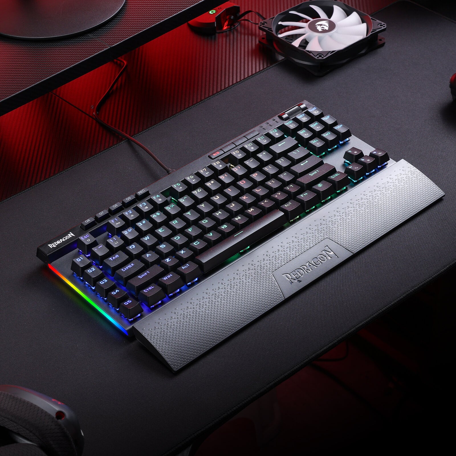 Redragon K587 MAGIC-WAND 87 Keys RGB TKL Mechanical Gaming Keyboard