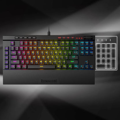 Redragon K587 MAGIC-WAND 87 Keys RGB TKL Mechanical Gaming Keyboard