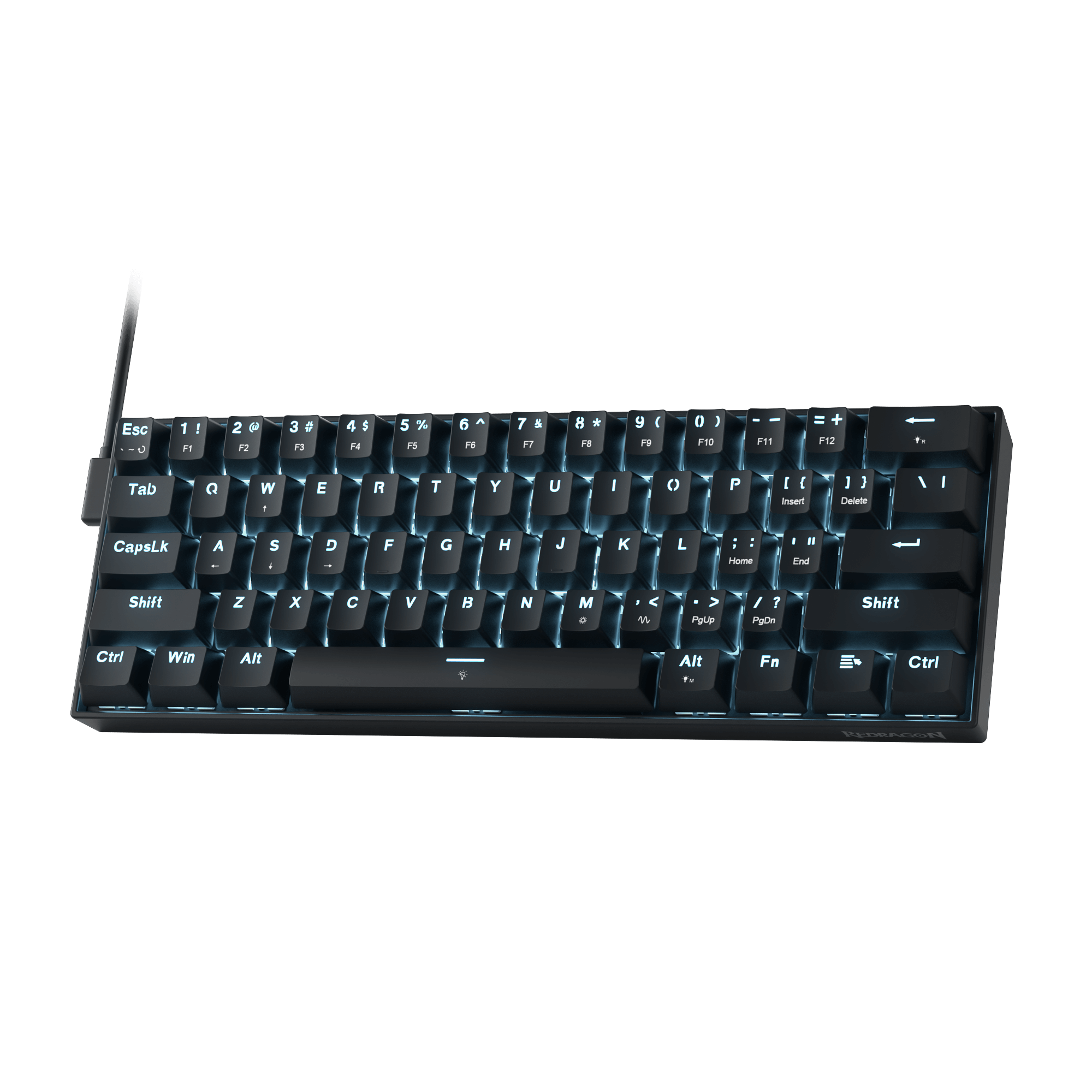 Redragon K617 Black Magnetic Hall Effect Gaming Keyboard