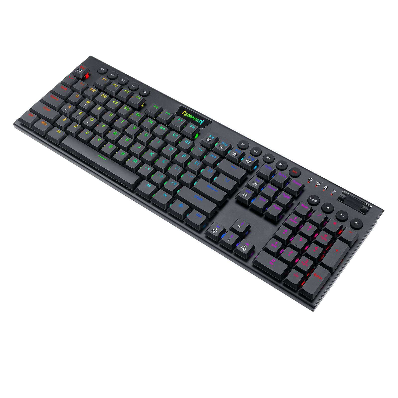 low profile full size gaming keyboard