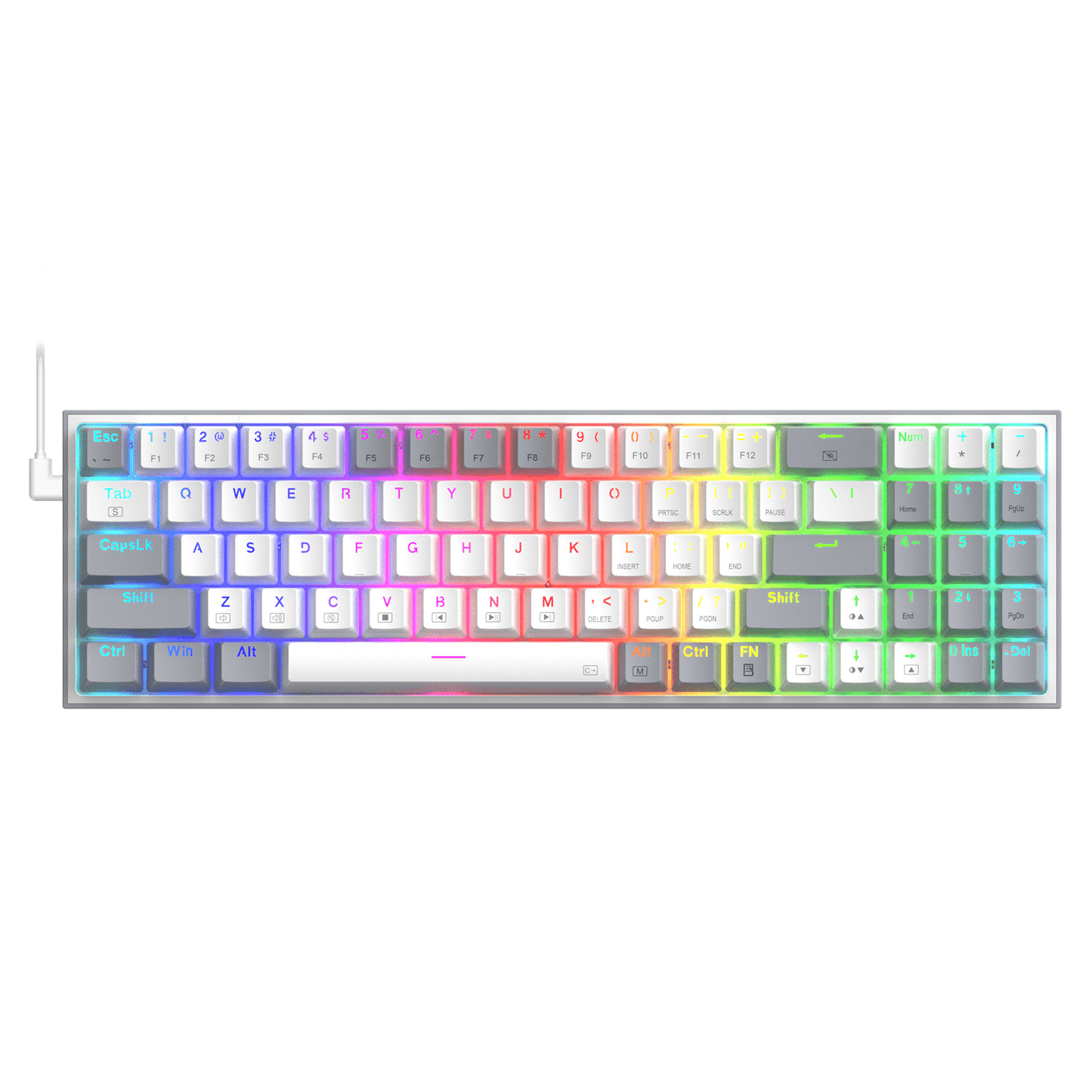 78 Keys Hot-Swappable Compact Mechanical Keyboard