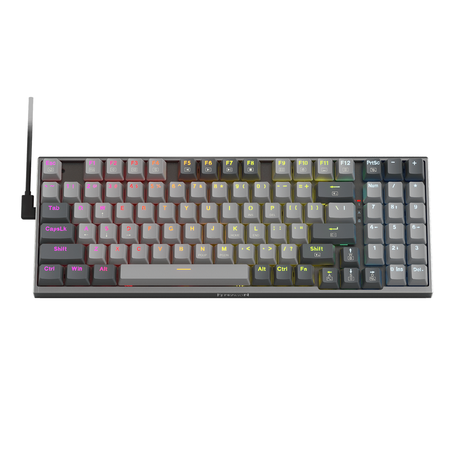 Redragon K648 90% Wired Aluminum RGB Gaming Keyboard