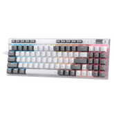 Redragon K655 75% RGB Wired Mechanical Gaming Keyboard, 78 Keys Hot-Swap Mechanical Keyboard w/Aluminum Cover Board, Upgraded Socket and Onboard Macro/Media Keys, Quiet Linear Red Switch