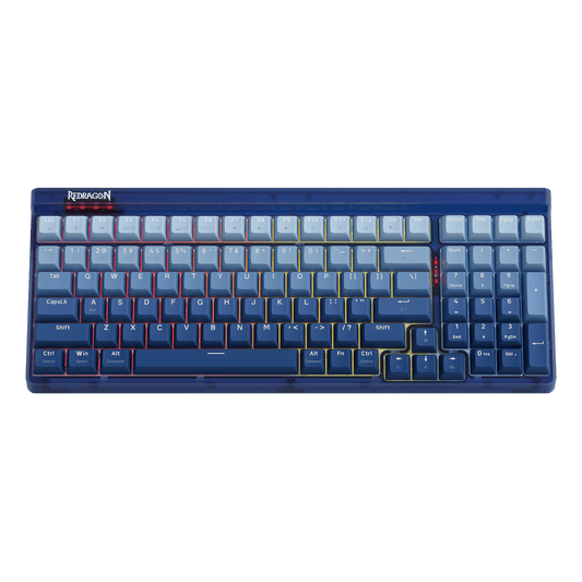 Redragon K656 PRO 3-Mode Wireless RGB Gaming Keyboard blue color