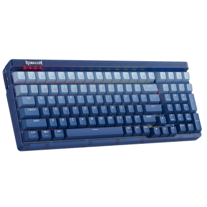 Redragon K656 PRO 3-Mode Wireless RGB Gaming Keyboard blue color