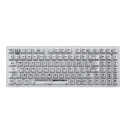 94 Keys Full-Transparent Hot-Swap Mechanical Keyboard w/Upgraded Socket