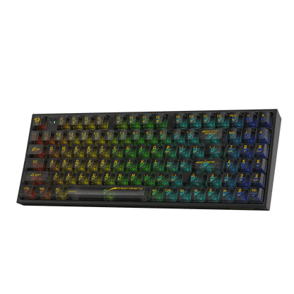 94 Keys Full-Transparent Hot-Swap Mechanical Keyboard w/Upgraded Socket