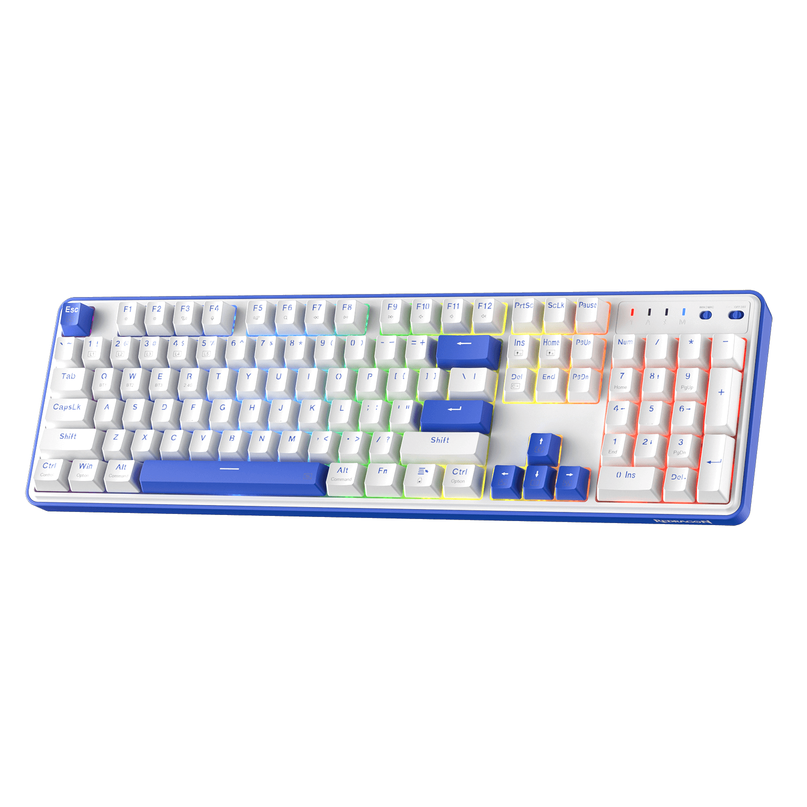 Redragon FAYE K685 PRO 104 Keys Wireless Gasket RGB Gaming Keyboard