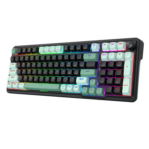 Redragon K686 HE Rapid Trigger Gaming Keyboard, 98 Keys 8K Wired Mechanical Keyboard w/ Next-Gen UltraMag 100% POM Silky Magnetic Switch, Dual-Module Floating Patent Structure Design, 2-Layer Noise Dampening
