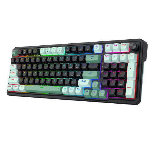 Redragon K686 HE Rapid Trigger Gaming Keyboard, 98 Keys 8K Wired Mechanical Keyboard w/ Next-Gen UltraMag 100% POM Silky Magnetic Switch, Dual-Module Floating Patent Structure Design, 2-Layer Noise Dampening