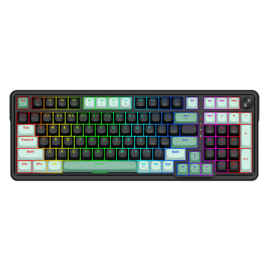 Redragon K686 HE Rapid Trigger Gaming Keyboard, 98 Keys 8K Wired Mechanical Keyboard w/ Next-Gen UltraMag 100% POM Silky Magnetic Switch, Dual-Module Floating Patent Structure Design, 2-Layer Noise Dampening