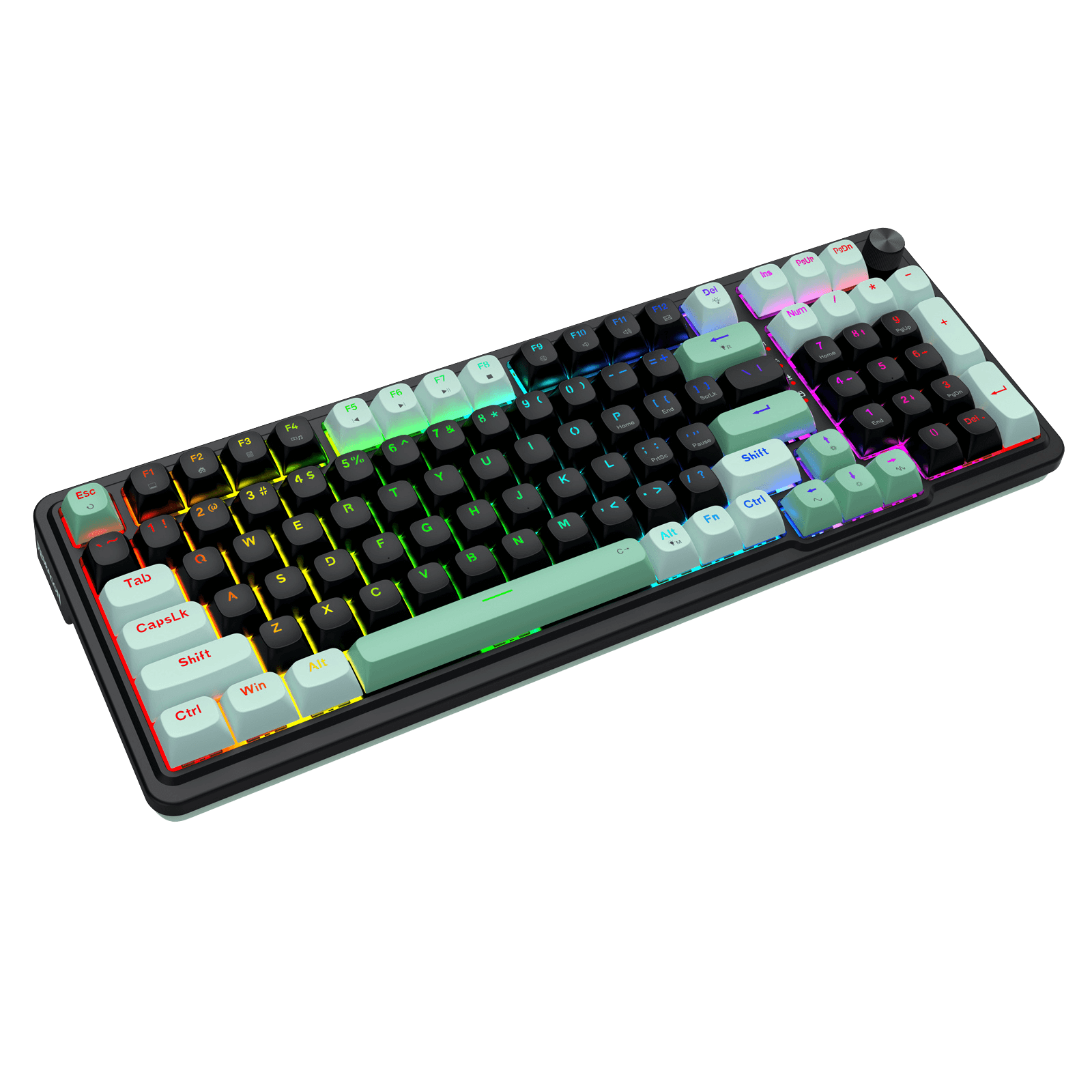 Redragon K686 HE Rapid Trigger Gaming Keyboard, 98 Keys 8K Wired Mechanical Keyboard w/ Next-Gen UltraMag 100% POM Silky Magnetic Switch, Dual-Module Floating Patent Structure Design, 2-Layer Noise Dampening