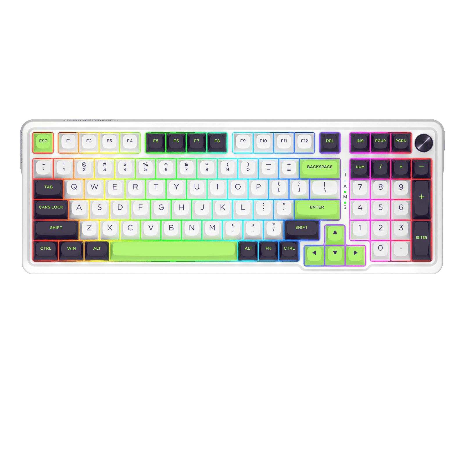 Redragon K686 MAX 98 Keys MOA Profile Gasket RGB Gaming Keyboard ...