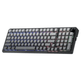 Redragon K686 PRO 98 Keys Wireless Gasket RGB Gaming Keyboard, 3-Mode PBT Mechanical Keyboard w/Hot-Swap South-Facing RGB Socket, Dedicated Knob Control & 5-Layer Noise Dampening, Gradient PBT Keycaps
