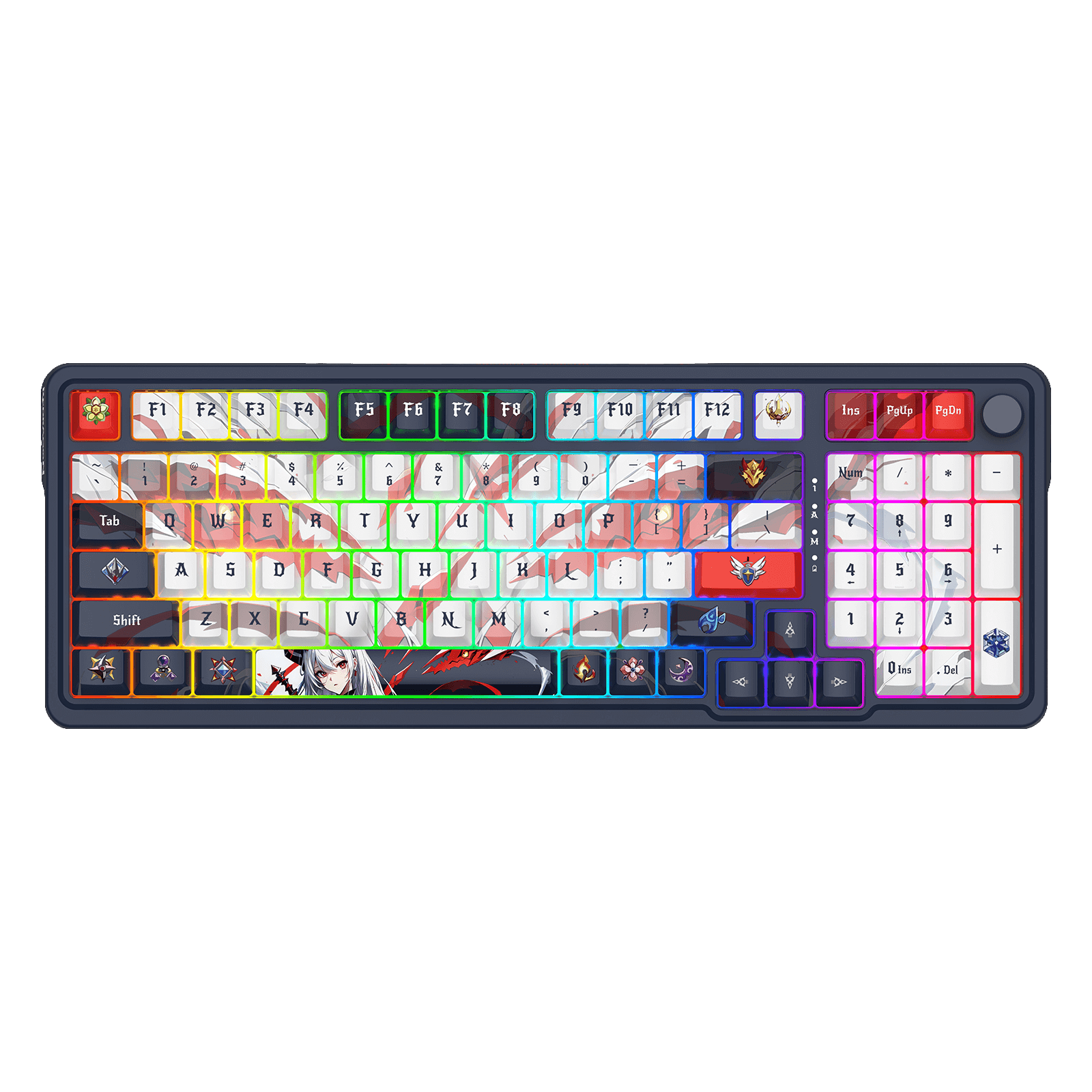 98 Key Redragon EISA K686 PRO SE 98 Keys Wireless Gasket RGB Gaming Keyboard ...