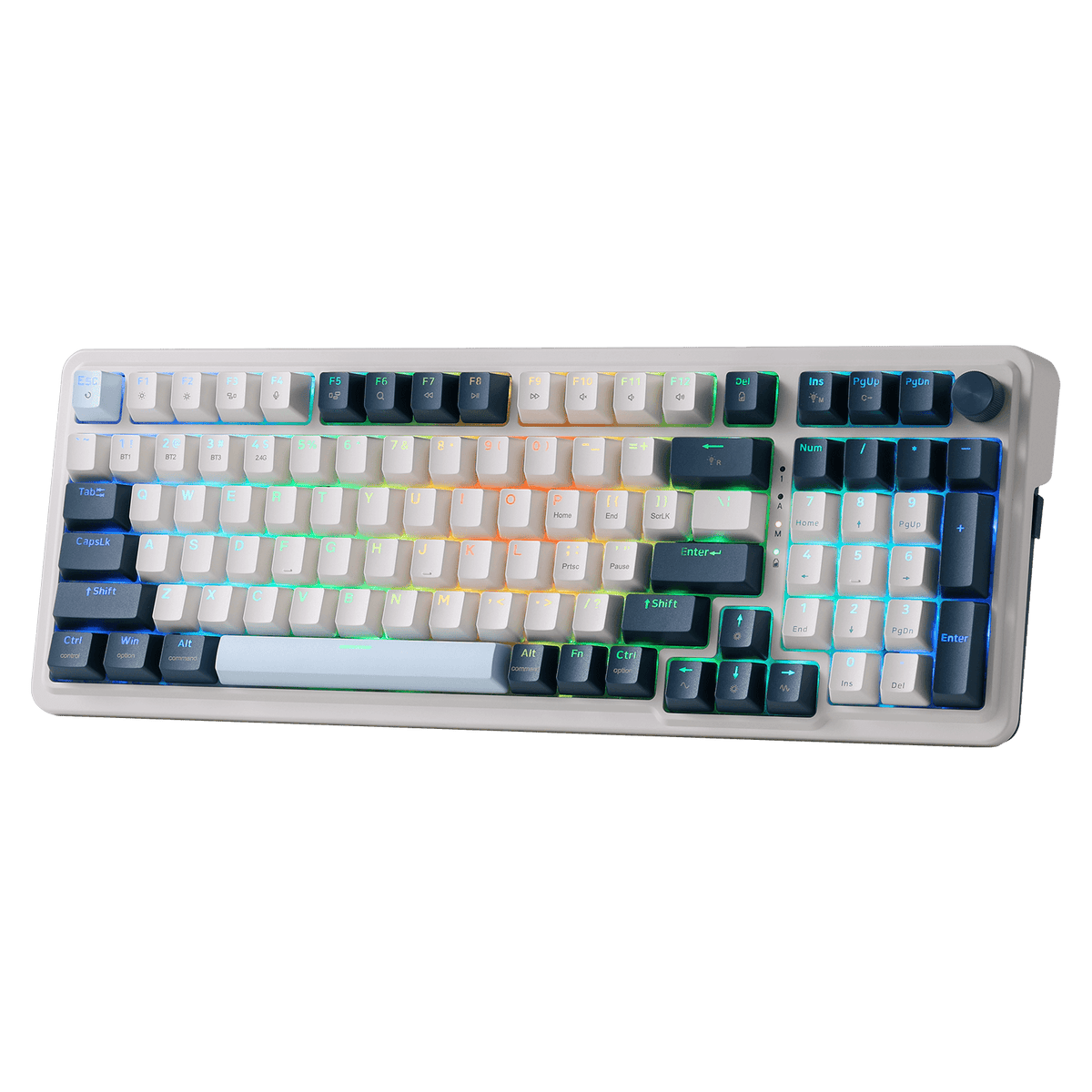 Redragon K686 PRO 98 Keys Wireless Gasket RGB Gaming Keyboard ...