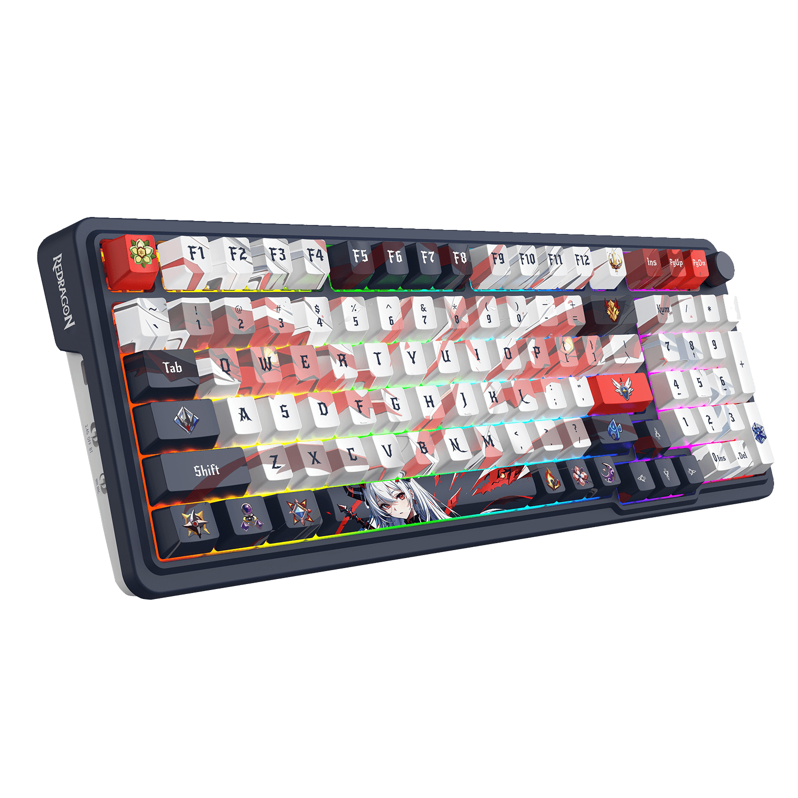 3-Modes Anime Mechanical Keyboard w/Hot-Swap Socket