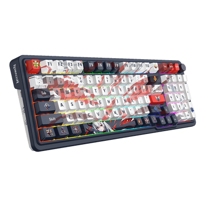 3-Modes Anime Mechanical Keyboard w/Hot-Swap Socket