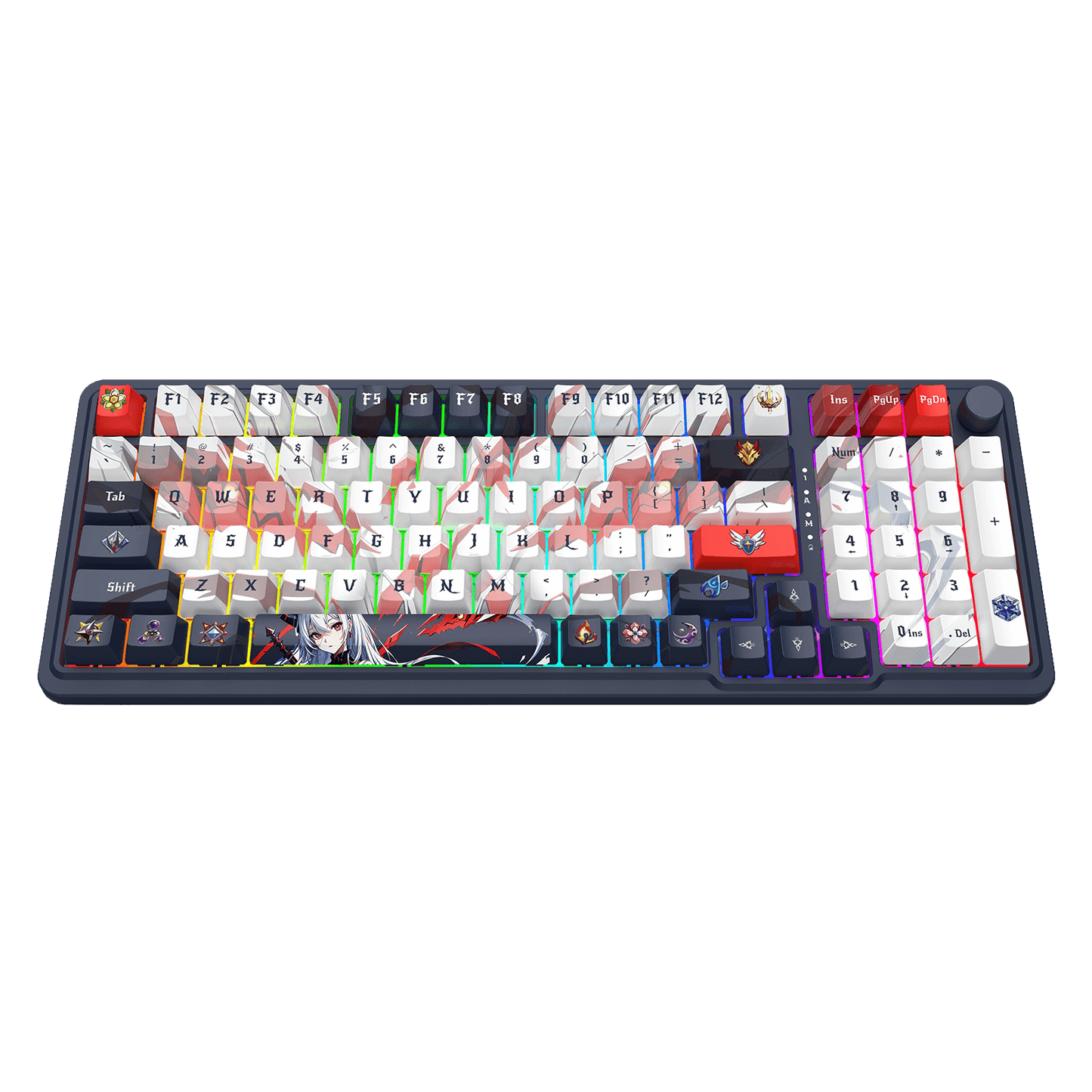 3-Modes Anime Mechanical Keyboard w/Hot-Swap Socket