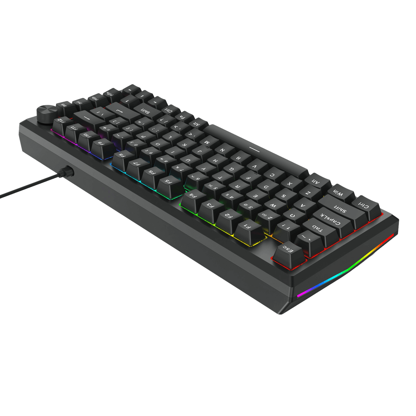 Redragon PENUMBRA K687 Wired 75% CNC Aluminum Gasket Gaming Keyboard ...