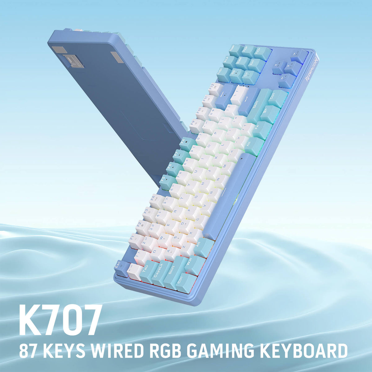 Redragon STAR BLADE K707 80% TKL Wired Gasket RGB Gaming Keyboard ...