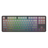 Redragon K707 HE Rapid Trigger Gaming Keyboard, 87 Keys TKL Wired Mechanical Keyboard w/Hyper-Fast Actuation Hall Effect Magnetic Switch, Actuation Point Adjustable, Side Printed PBT Gradient Keycaps