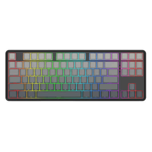 Redragon K707 HE Rapid Trigger Gaming Keyboard, 87 Keys TKL Wired Mechanical Keyboard w/Hyper-Fast Actuation Hall Effect Magnetic Switch, Actuation Point Adjustable, Side Printed PBT Gradient Keycaps