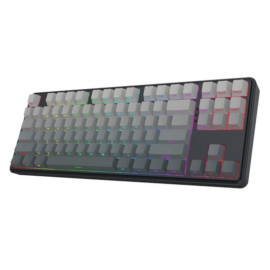 Redragon K707 HE Rapid Trigger Gaming Keyboard, 87 Keys TKL Wired Mechanical Keyboard w/Hyper-Fast Actuation Hall Effect Magnetic Switch, Actuation Point Adjustable, Side Printed PBT Gradient Keycaps