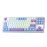 Redragon K707 PRO 80% Wireless Gasket RGB Gaming Keyboard, 3-Modes 87 Keys TKL Mechanical Keyboard w/Hot-Swap Socket, PBT Round Keycaps & 5-Layer Noise Dampening, Custom Linear Switch