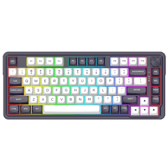 Redragon K715 PRO QMK/VIA Custom Gaming Keyboard, 81 Keys Wireless Programmable Gasket Mechanical Keyboard w/Hot-Swap Socket, Dedicated Knob Control & 5-Layer Noise Dampening, Custom Linear Switch