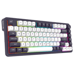 Redragon K715 PRO QMK/VIA Custom Gaming Keyboard, 81 Keys Wireless Programmable Gasket Mechanical Keyboard w/Hot-Swap Socket, Dedicated Knob Control & 5-Layer Noise Dampening, Custom Linear Switch